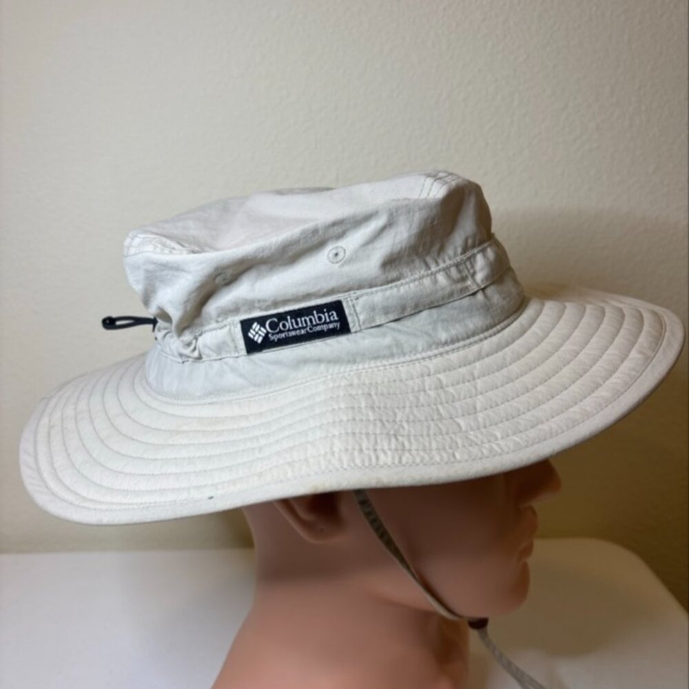 Share Columbia Sportswear Co Wide Brim Sun Bucket Hat with Chin Strap Unisex Siz - Picture 5 of 8